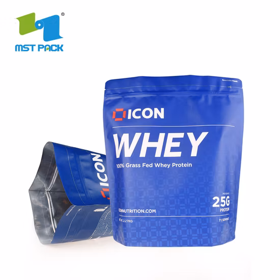 Custom Logo Resealable Printing Vacuum Sealing Aluminum Foil Slide Zip Lock Plastic Bag
