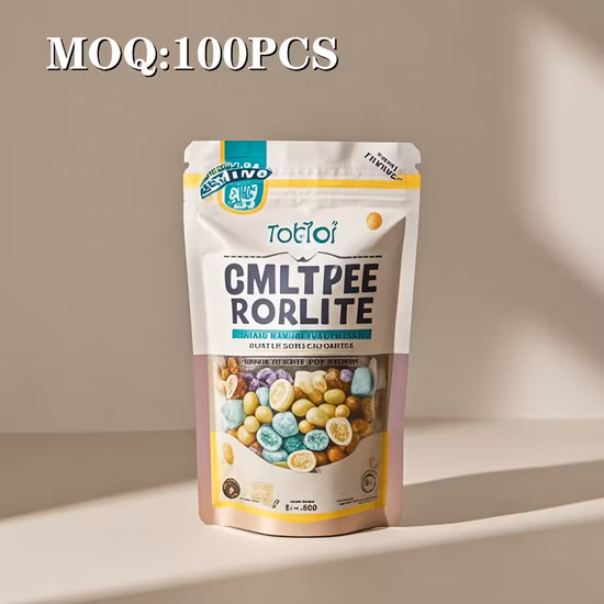 Resealable Top Vacuum Bag for Food Packaging Printed