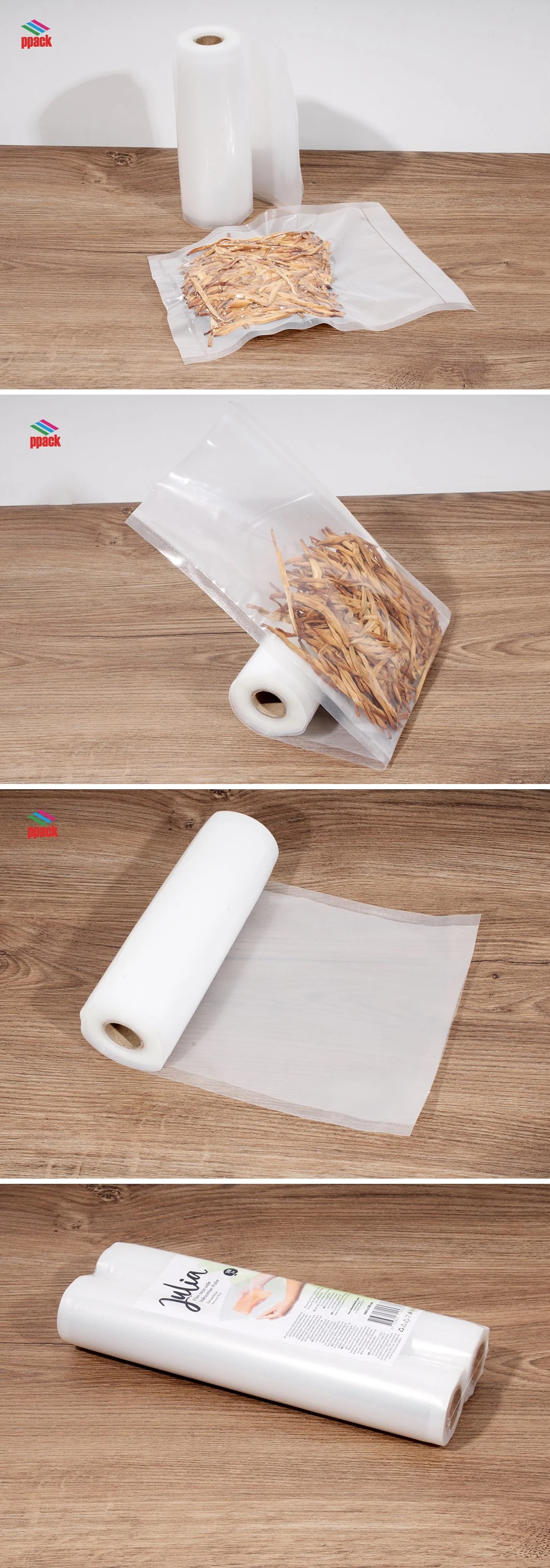 Sample Free! Embossed Vacuum Bag Roll Textured Vacuum Storage Bag Roll for Food Sealer Plastic Packaging Made in China Manufacture