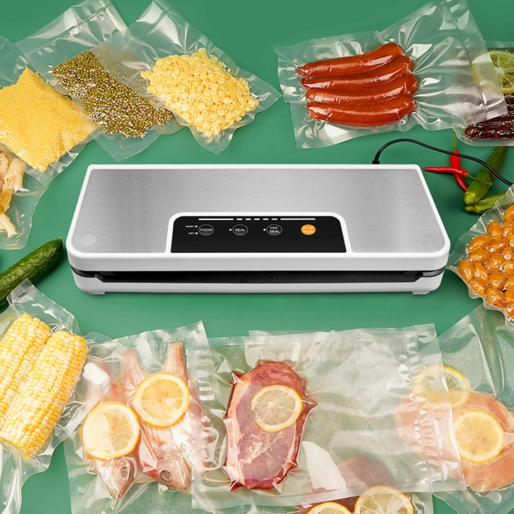 Vacuum Sealer for Food Storage and Sous Vide Dry and Moist Food Modes Compact Design 15 Inch with 10PCS Vacuum Sealer Bags