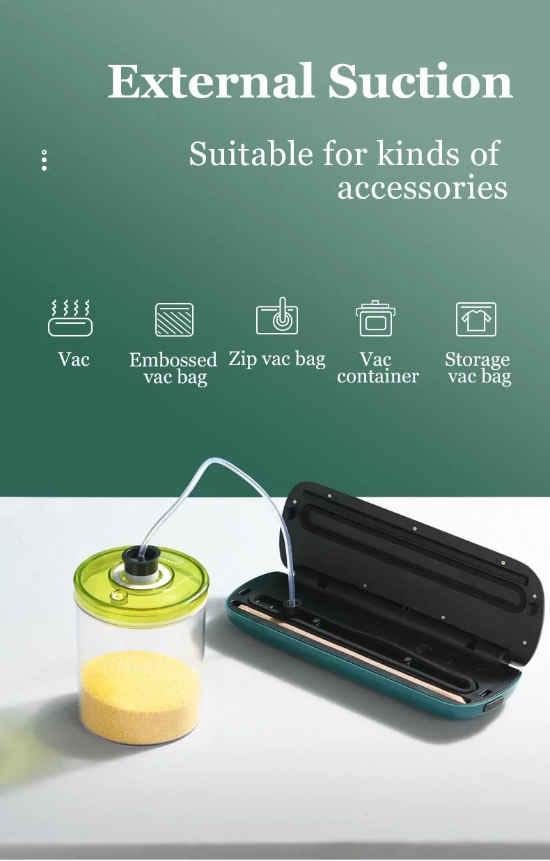 Various Color Portable Food Saver Kitchen Vacuum Sealer Machine/Vacuum Sealer