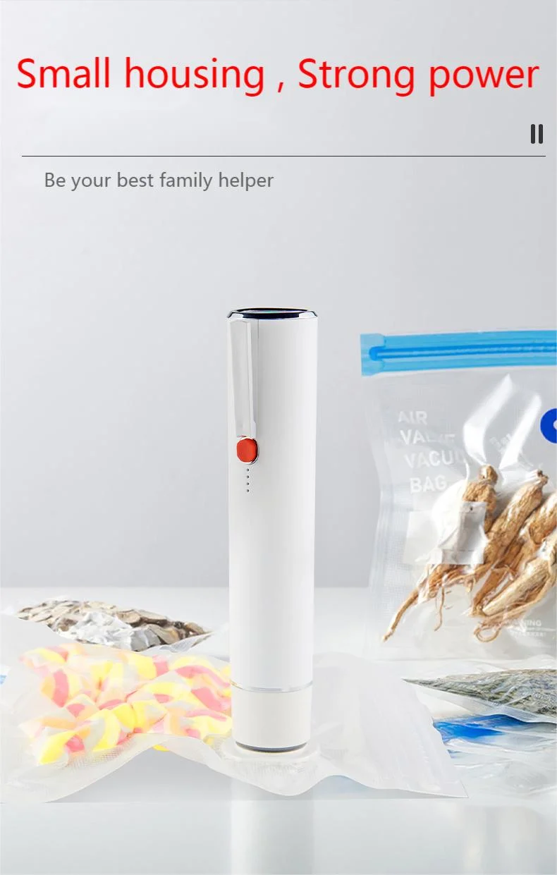 USB Rechargeable Handheld Mini Portable Vacuum Food Sealer for Camping and Sous Vide Cooking