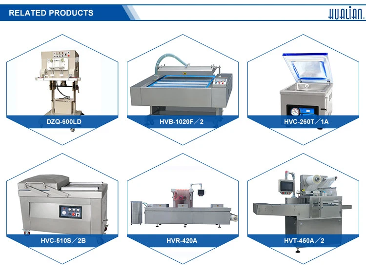 Hvc-610s/2b Hualian Ce New Condition Double Chamber Vacuum Packing Machine Sealer Supermarket Packing Machine for Food
