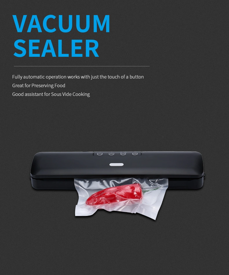 New Innovation Desk and Table Vacuum Sealing Machine Vacuum Sealer Household Air Exhaust Vacuum Sealer for Both Dried and Wet Food