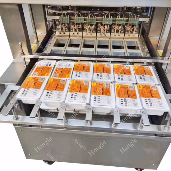 Automatic Package Sealing Machine Vacuum Plastic Food Tray Sealer