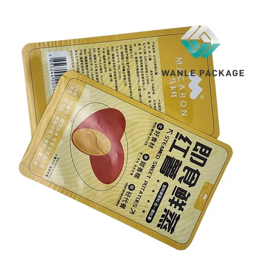 3-Side Seal Plastic Fashion Packaging Bags for Food Packaging