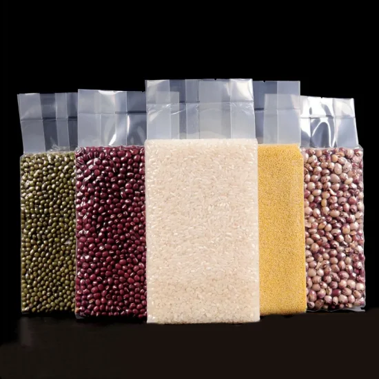 Resealable Top Vacuum Bag for Food Packaging Printed