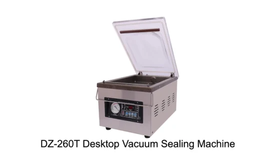 Hzpk Dz 260 Aluminum Foil Bag Food Chamber Vacuum Sealer Packing Machine for Sale