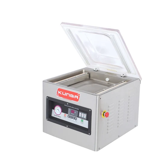 KunBa Dz-260 Single Chamber Vacuum Sealer Packaging Machine for Apparel Food Beverage Commodity Chemical